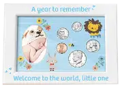 Babys First Year Coin & Photo Frame (Boy)