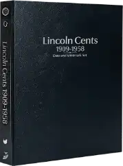 Lincoln Cents 1909-1958, Date & Mintmark Set P, D & S (Black)