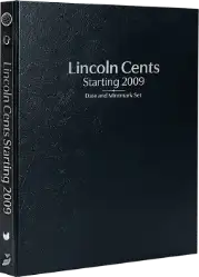 Lincoln Cents Starting 2009, Date & Mintmark Set P, D, S & W (Black)