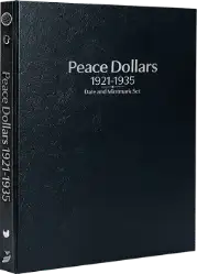 Peace Dollars 1921-1935, Date & Mintmark Set P, D & S (Black)