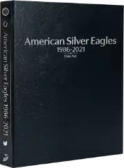 American Silver Eagles 1986-2021, Date Set P, S, & W (Black)