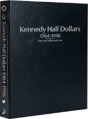 Kennedy Half Dollars 1964-1996, Date & Mintmark Set P, D & S (Black)
