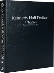 Kennedy Half Dollars 1997-2026, Date & Mintmark Set P, D & S (Black)