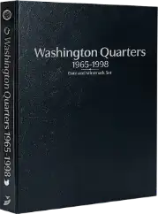 Washington Quarters 1965-1998, Date & Mintmark Set P, D & S (Black)