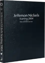 Jefferson Nickels Starting 2004, Date & Mintmark Set P, D & S (Black)