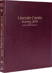 Lincoln Cents Starting 2009, Date & Mintmark Set P, D, S & W (Burgundy)