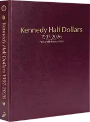 Kennedy Half Dollars 1997-2026, Date & Mintmark Set P, D & S (Burgundy)