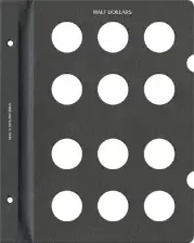 Blank Page, Half Dollar (Black)