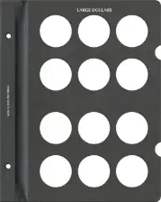 Blank Page, Large Dollar (Black)