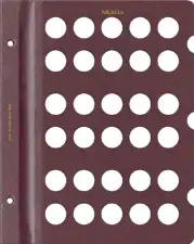 Blank Page, Nickel (Burgundy)