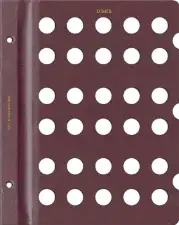 Blank Page, Dime (Burgundy)