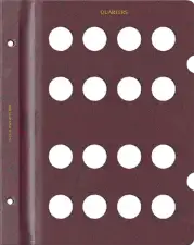 Blank Page, Quarter (Burgundy)