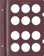 Blank Page, Large Dollar (Burgundy)