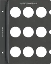 Blank Page, Silver Eagle (Black)