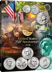 Official Whitman Folder - Single Mint 2026 - 250th America Celebration