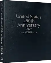 United States 250th Anniversary Collection: 2026 Date & Mintmark Set (Black)