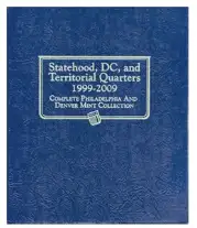 Statehood Quarters Album, 1999-2009, P&D with U.S. Territories and District of Columbia