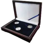 Guardhouse Wood Display Box - GH-W1300 - (3S) Holds 3 Small Guardhouse coin capsules