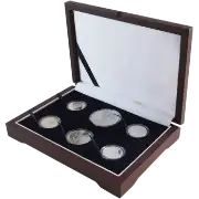 Guardhouse Wood Display Box - GH-W1300 - Direct Fit Mint or Proof Set Cent - Lg $ / ASE (4S,1M,1L)