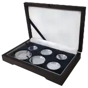 Guardhouse Wood Display Box - GH-W1300 - Ring Fit Mint or Proof Set Cent - Lg $ (2S,2M,L,XL)