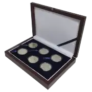 Guardhouse Wood Display Box - GH-W1300: Half Dollars (6M)