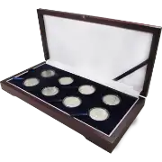 Guardhouse Wood Display Box -GH-W1400: Half Dollars (8M)