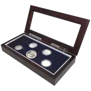 Guardhouse Glass-top Wood Display Box Proof or Mint Set GH-W1800: (4S,M)