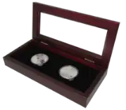 Guardhouse Glass-top Wood Display Box -GH-W1800: (2L)