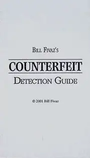 Bill Fivazs Counterfeit Detection Guide
