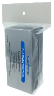 2x2 Coin Flip - Unplasticized 100 Pack