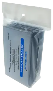 Small Currency Holder - 100 Pack (7 Mil)