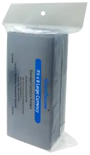 Large Currency Holder - 100 Pack (7 mil)