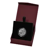 Folding Coin Capsule Box with Magnetic Lid and Stand Insert - Small Capsule