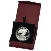 Folding Coin Capsule Box with Magnetic Lid and Stand Insert - Large Capsule