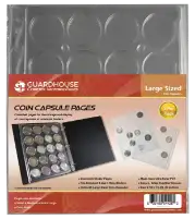 Coin Capsule Page - Large (PET Vac Form)