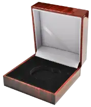 L Capsule Box with Faux Wood Grain Finish