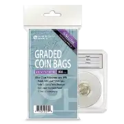 Graded Coin Slab Protector Bag - Resealable (.03mm)