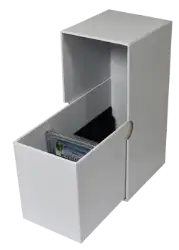 NGC and PCGS Slab Storage Box - Holds 10 Certified Coins (White)