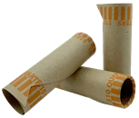 Nested Preformed Quarter Tube Coin Wrappers