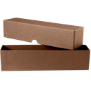 Color Coded 2x2 Coin Boxes - 8.5" - Brown