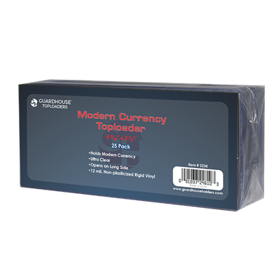 Modern Currency Toploader - 6 9/16x2 7/8