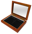 Wood Glass-top Display Slab Box - 2 Slab Universal
