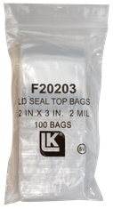 Zip Lock Bag - 2x3 (2 Mil)