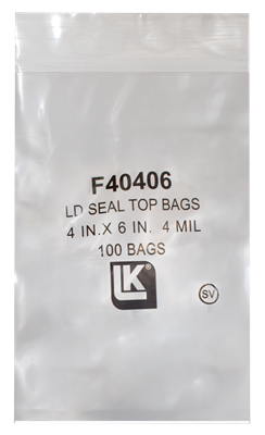 Zip Lock Bag - 4x6 (4 Mil)