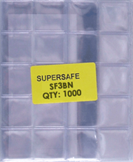 Bulk Supersafe 2.5x2.5 Coin Flips - 1000 per Pack