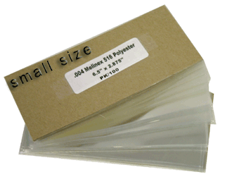 Melinex Small Currency Sleeves