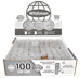 Round Coin Tube-Quarter, 100/box