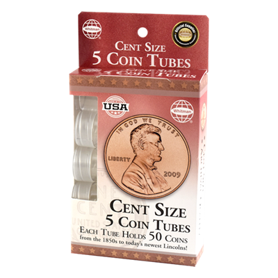 5 Round Coin Tube - Cent