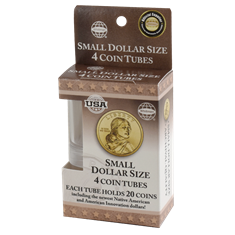 4 Round Coin Tube - Small Dollar