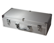 50 Slab Aluminum Box with Handle and Footers